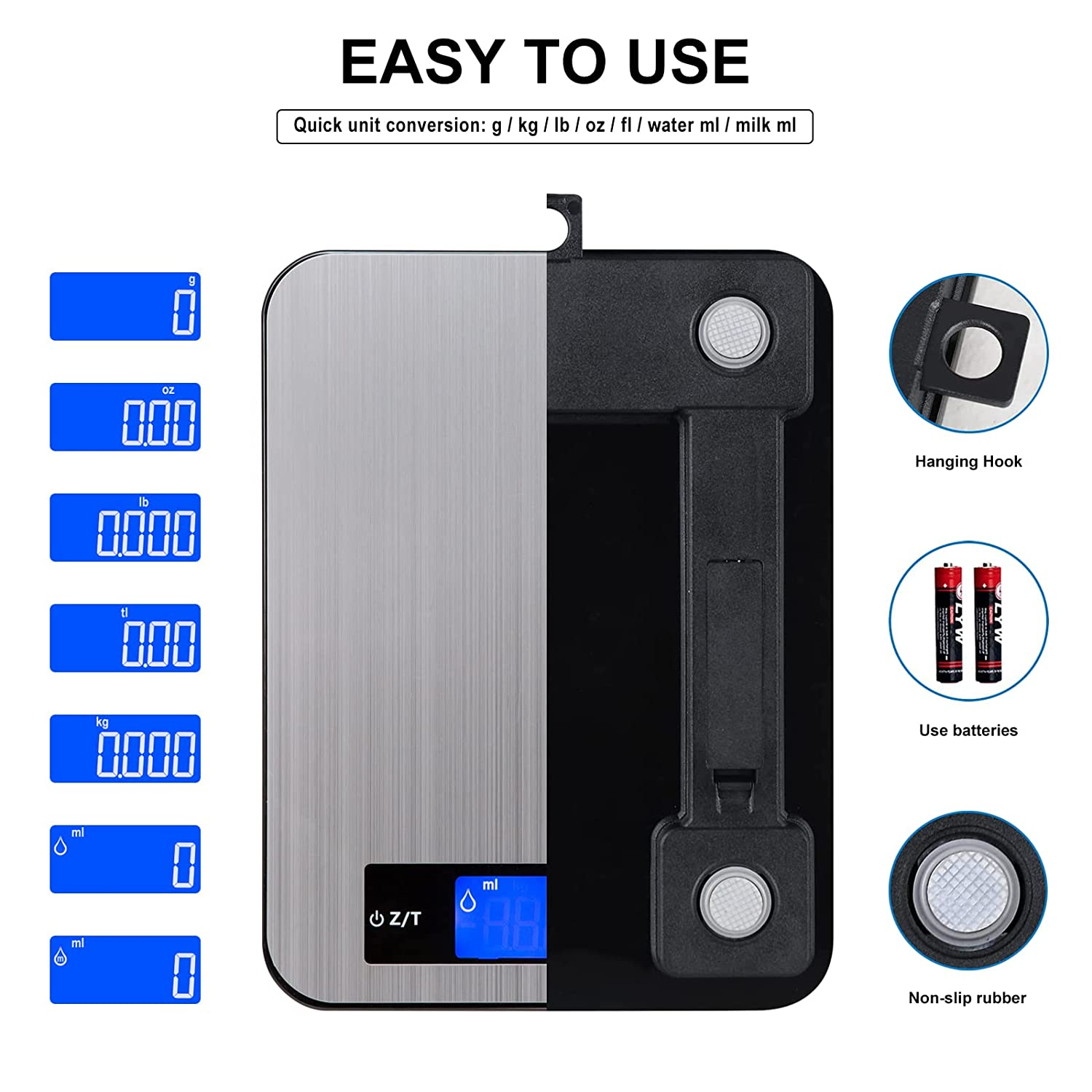 Multifunction Digital Kitchen Scale