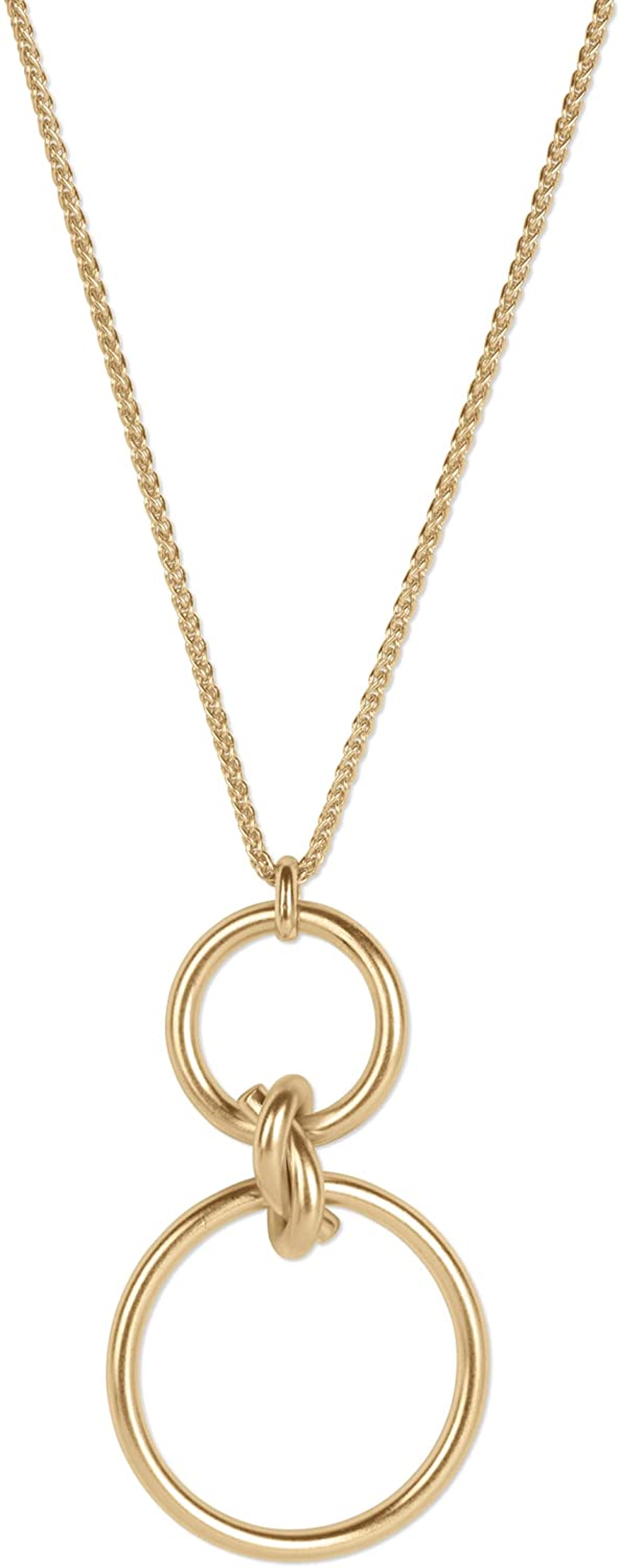 Abalone Circle Pendant Necklace