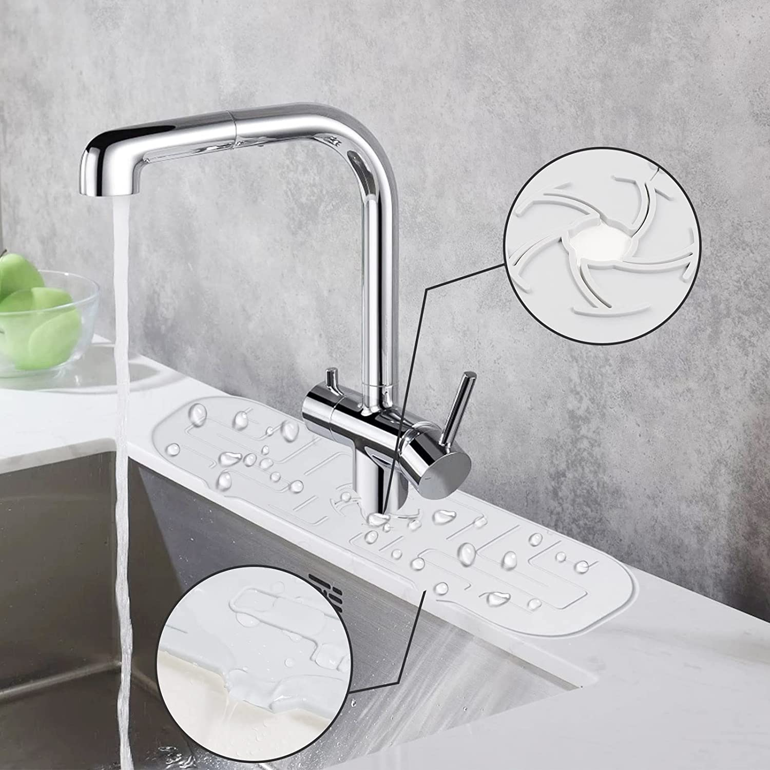 Silicone Sink Faucet Mat