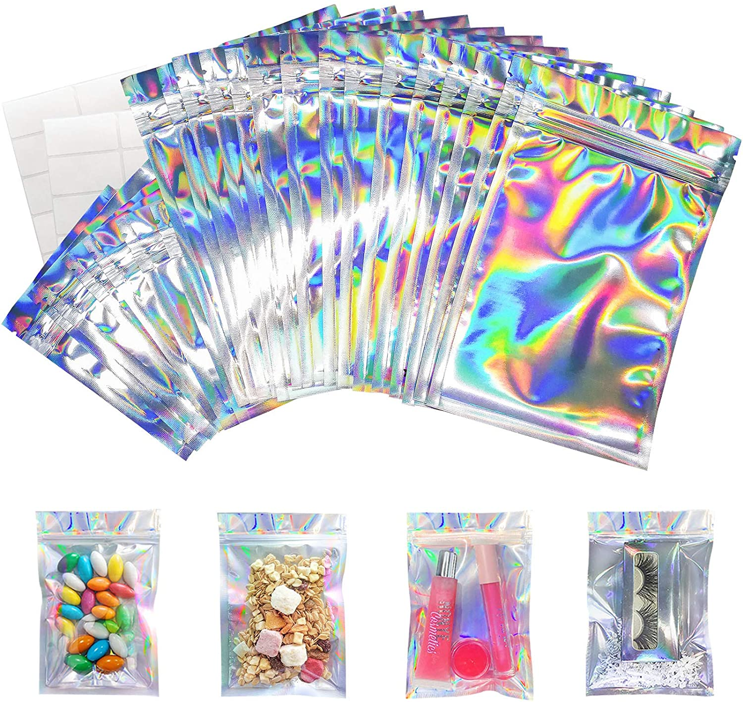 Stand-Up Resealable Ziplock Mylar Bags
