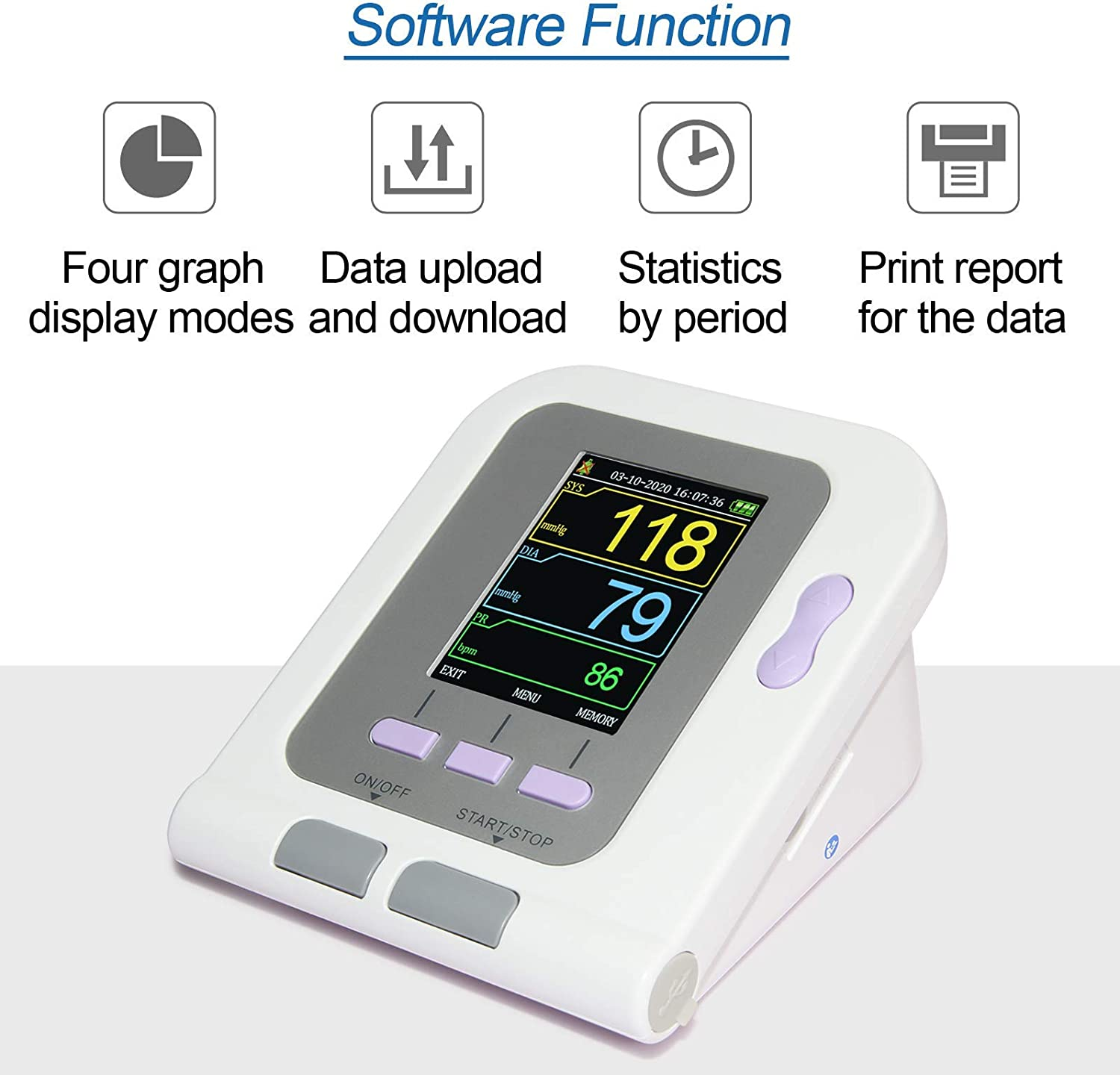 Fully Automatic Upper Arm Blood Pressure Monitor