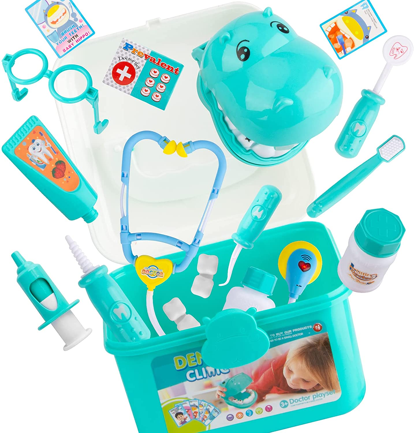 Durable Dentist Toys Doctor Kit for Kids Pretend Play