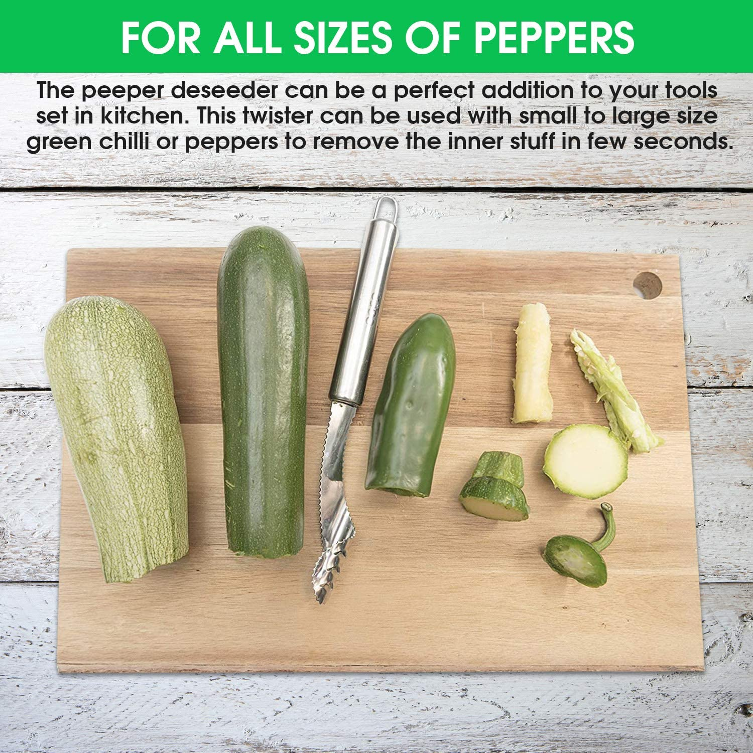 Stainless Steel Pepper Core Remover