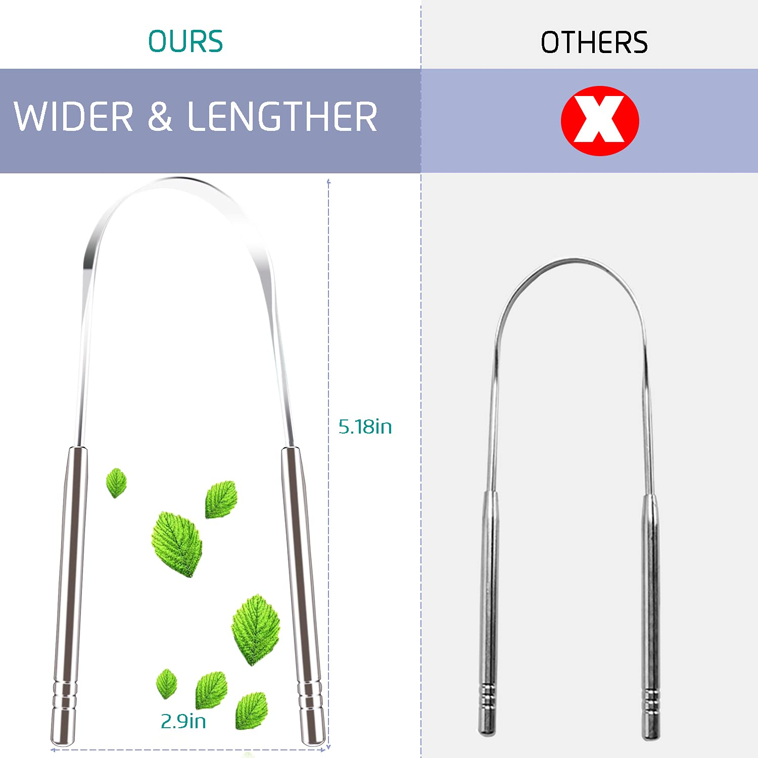 Stainless Steel Tongue Cleaners