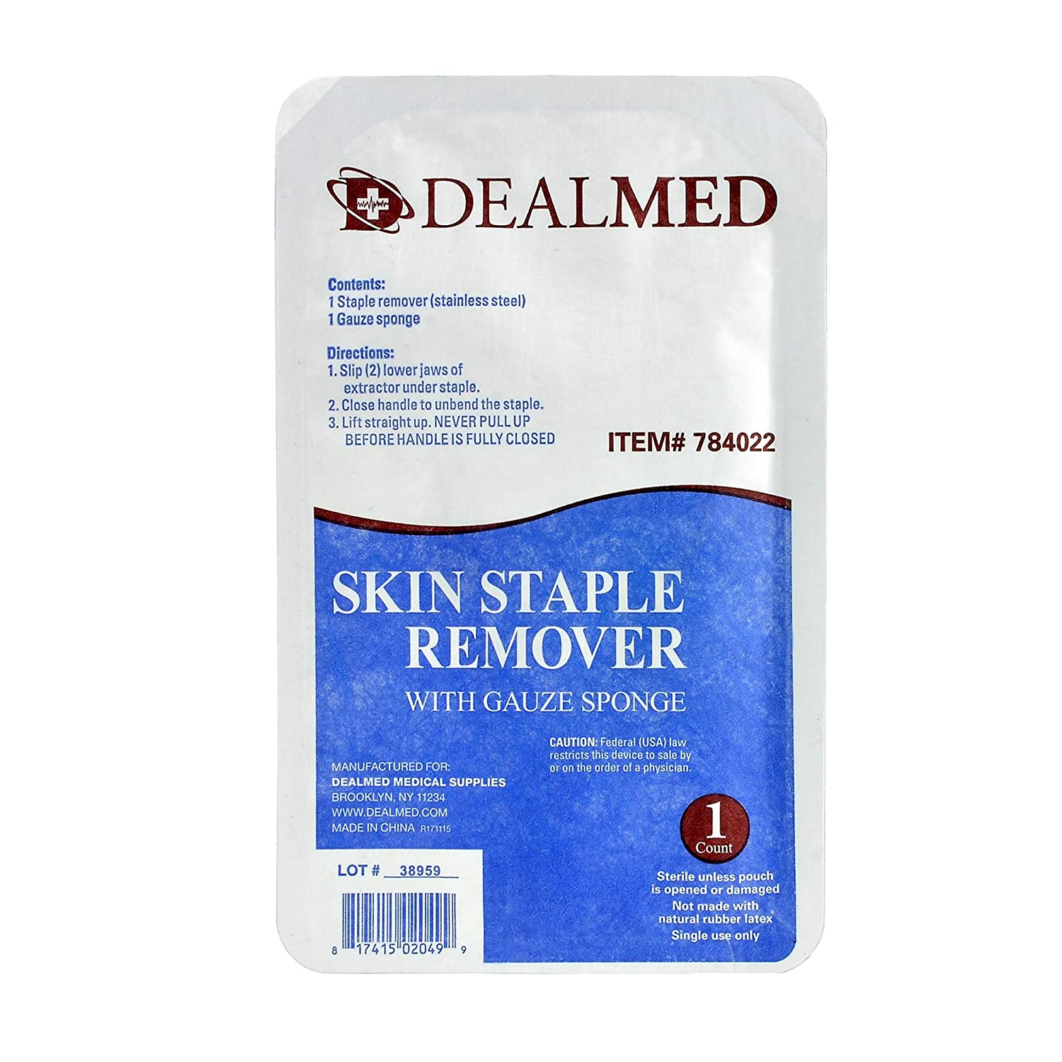 Sterile Skin Staple Removal Kit