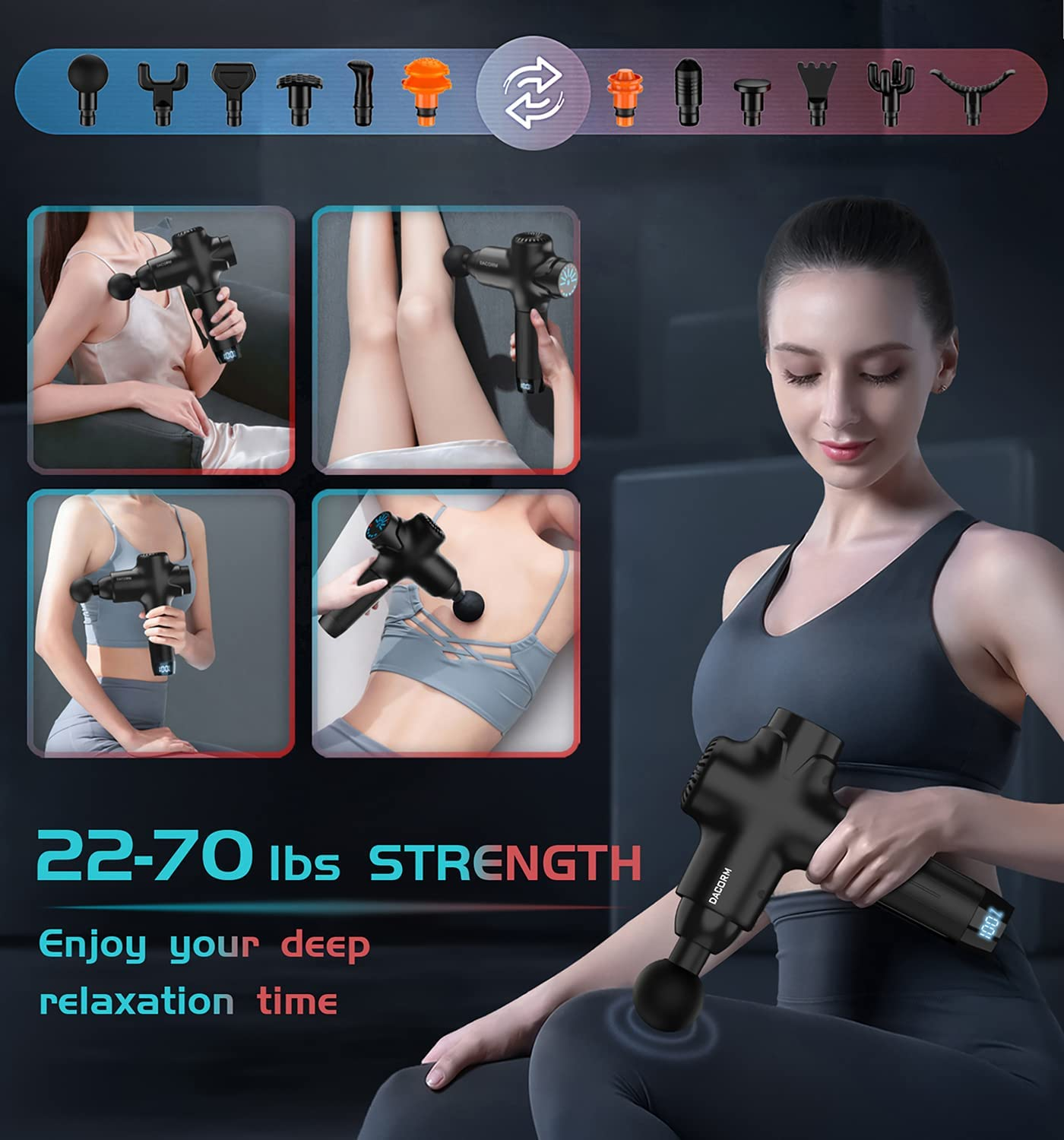 Portable Electric Sport Massager