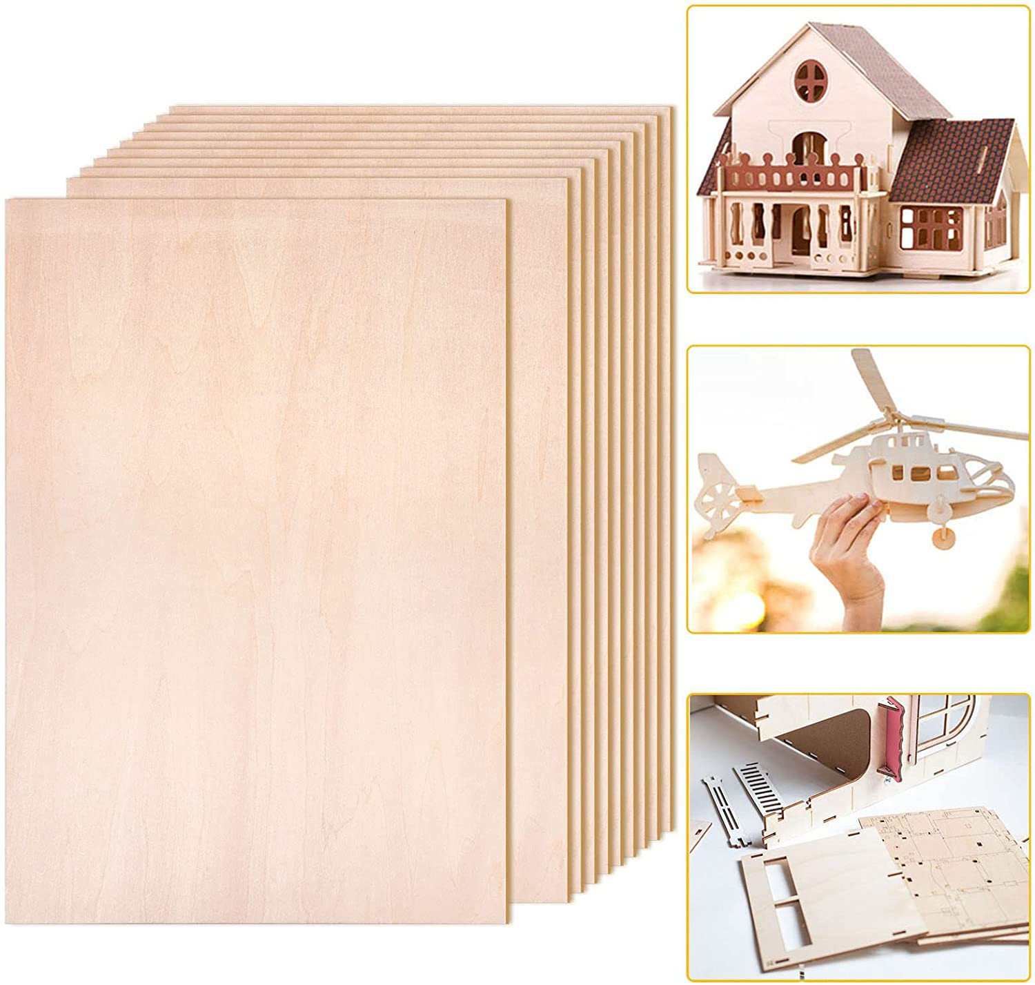 Basswood Sheets for Crafts 