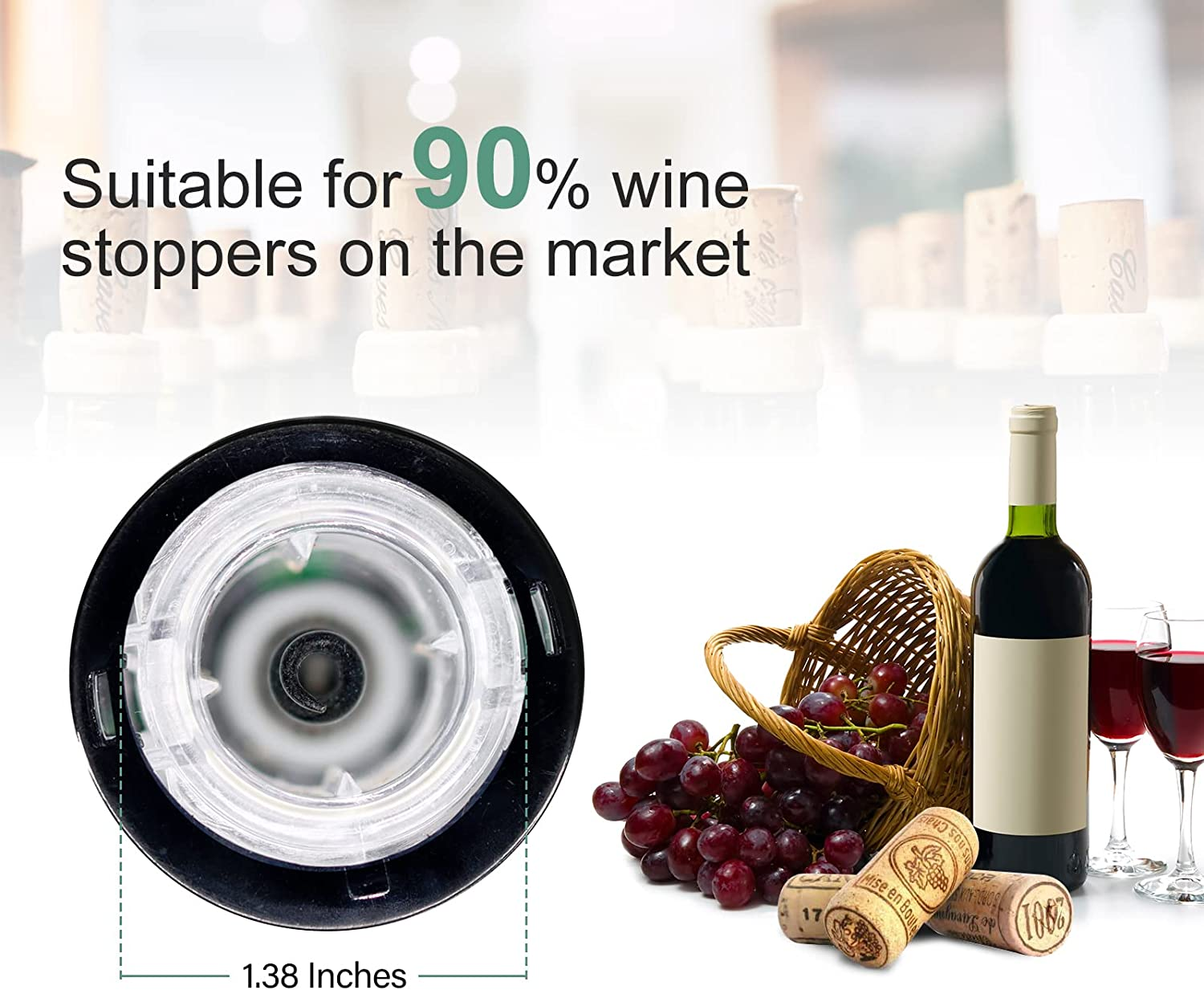 Rechargeable Wine Bottle Corkscrew Opener