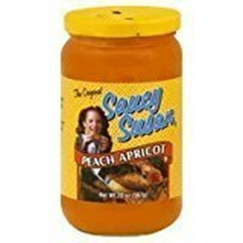 Peach Apricot Sauce 19 Oz. Pack of 6.