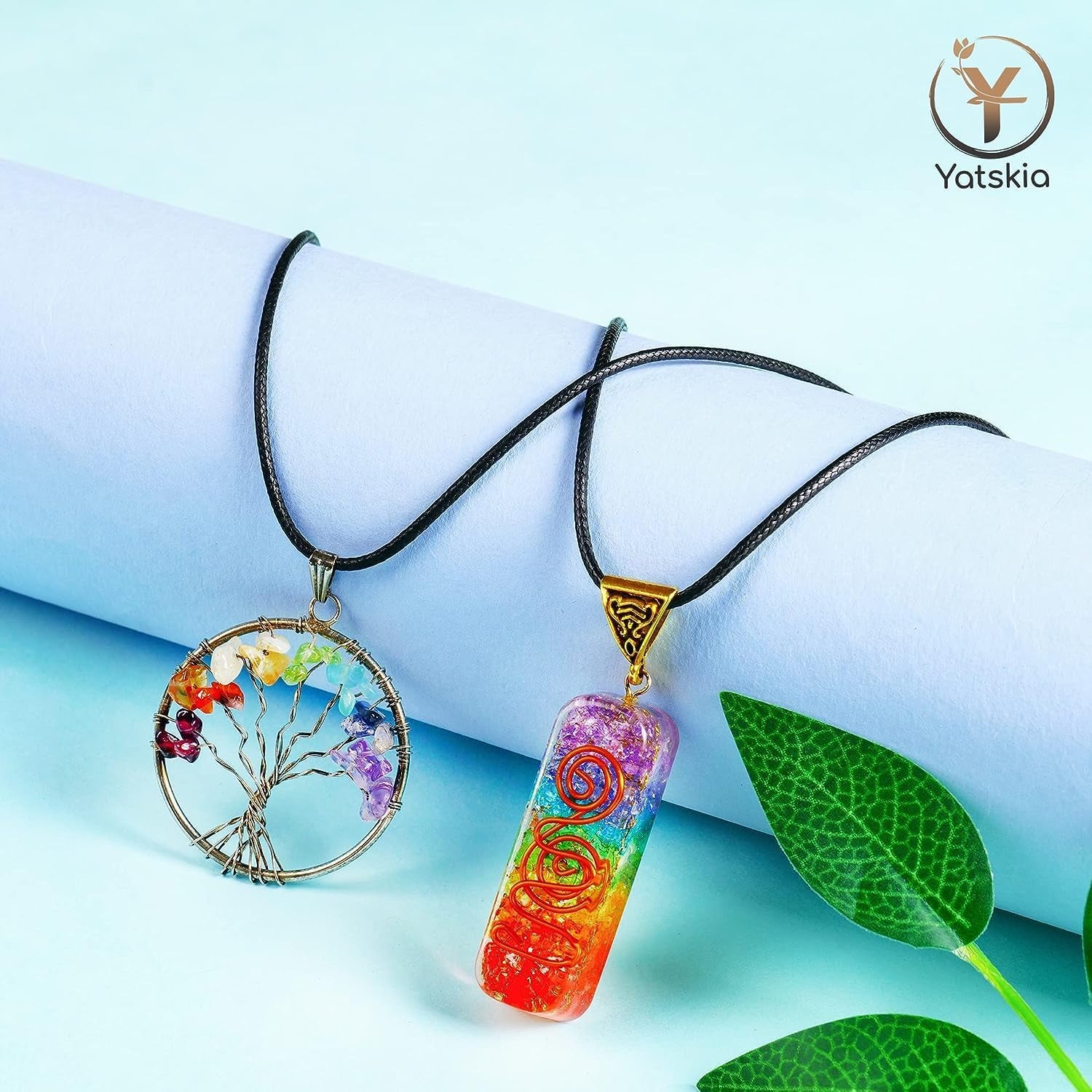 Seven Chakra Tree of Life - Crystal Tree for Positive Energy - Tree of Life Decor - Feng Shui Decor - Spiritual Gifts - 7 Chakra Tree, Money Tree - Stone Tree - Home Decor - Crystal Decor
