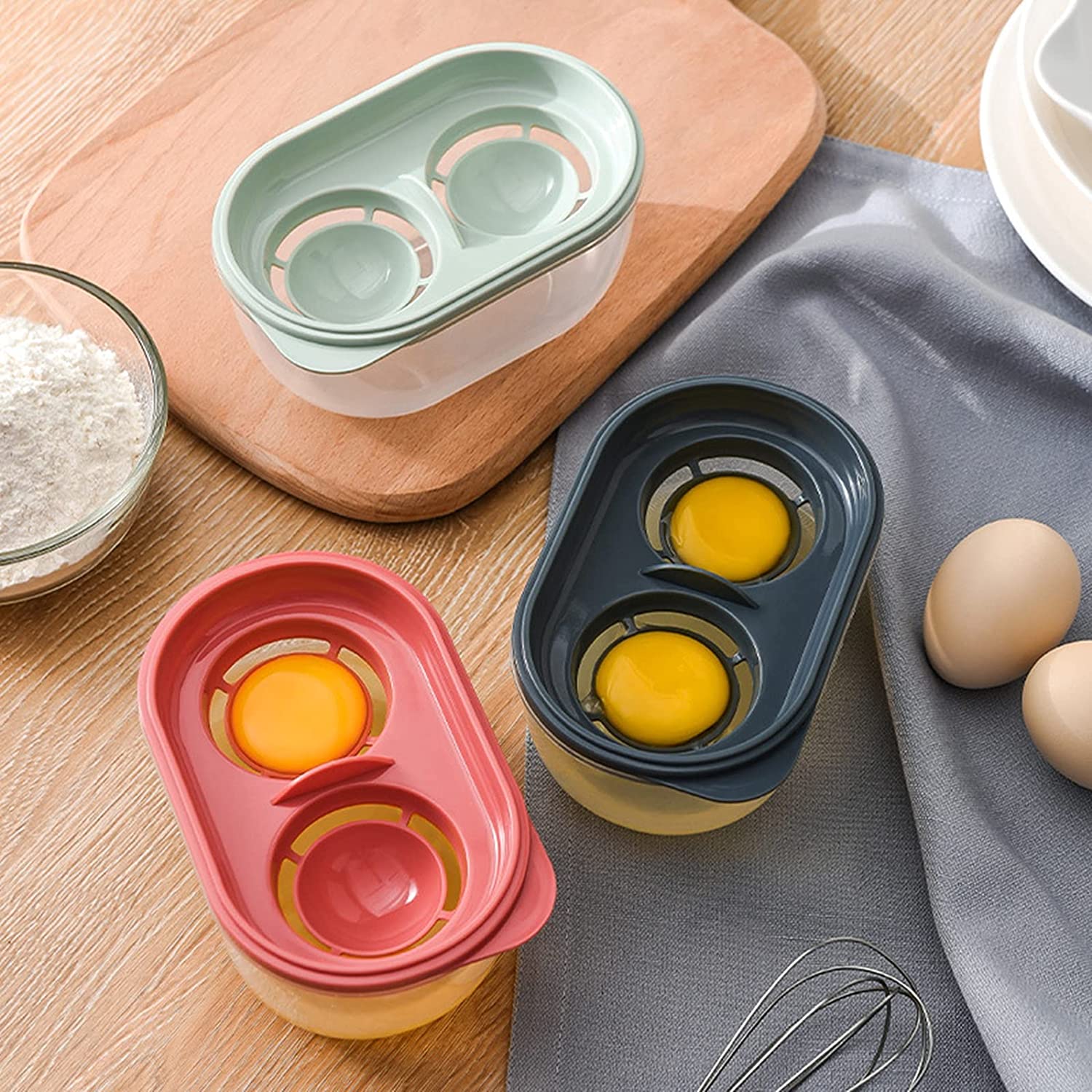 Egg Separator with Storage Bowl