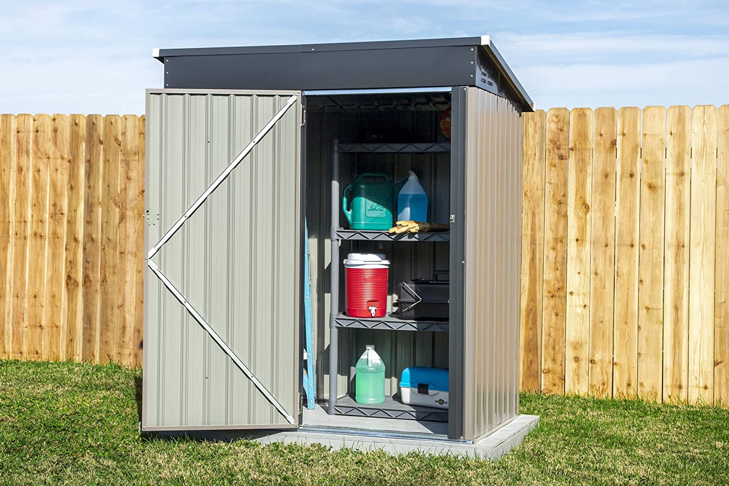 Outdoor Steel Storage Metal Shed