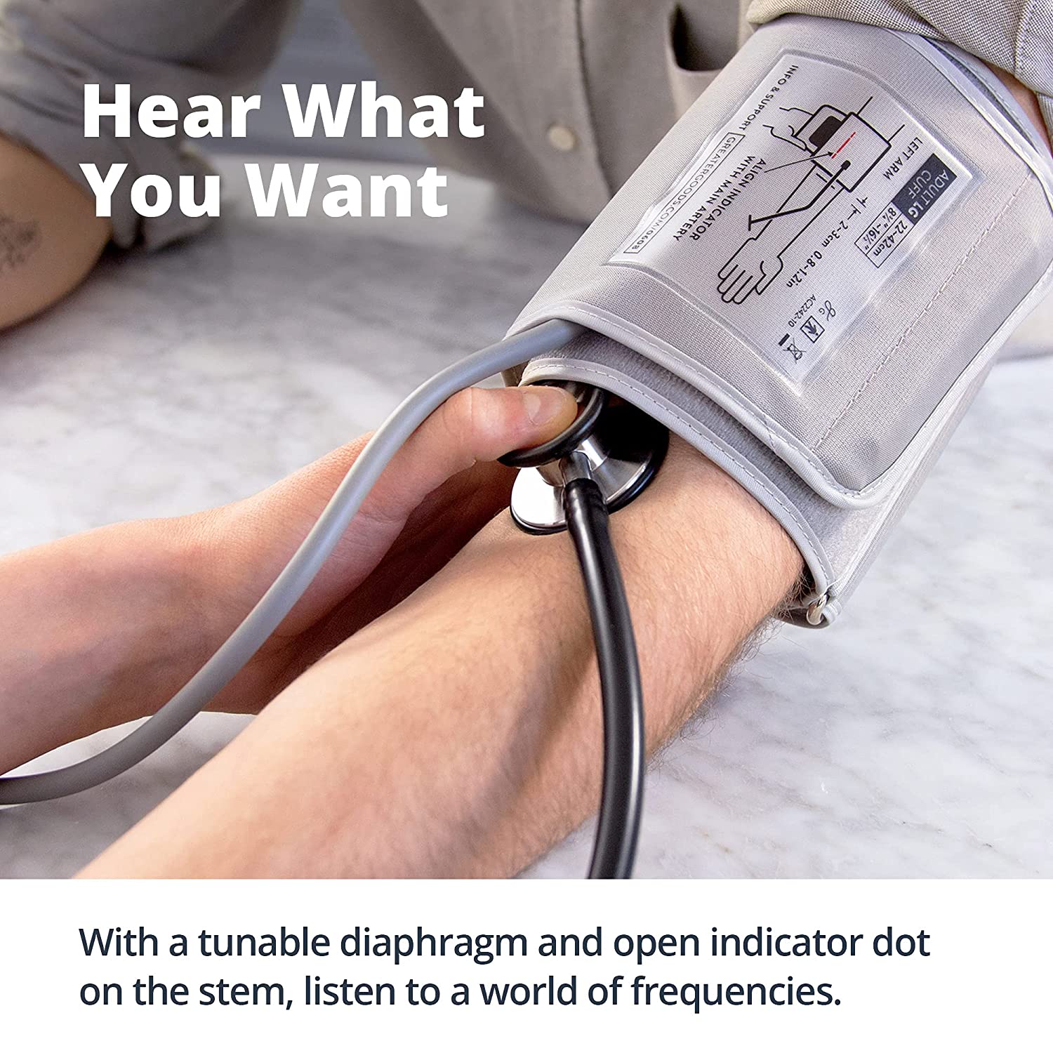 Tunable Dual-Head Stethoscope 