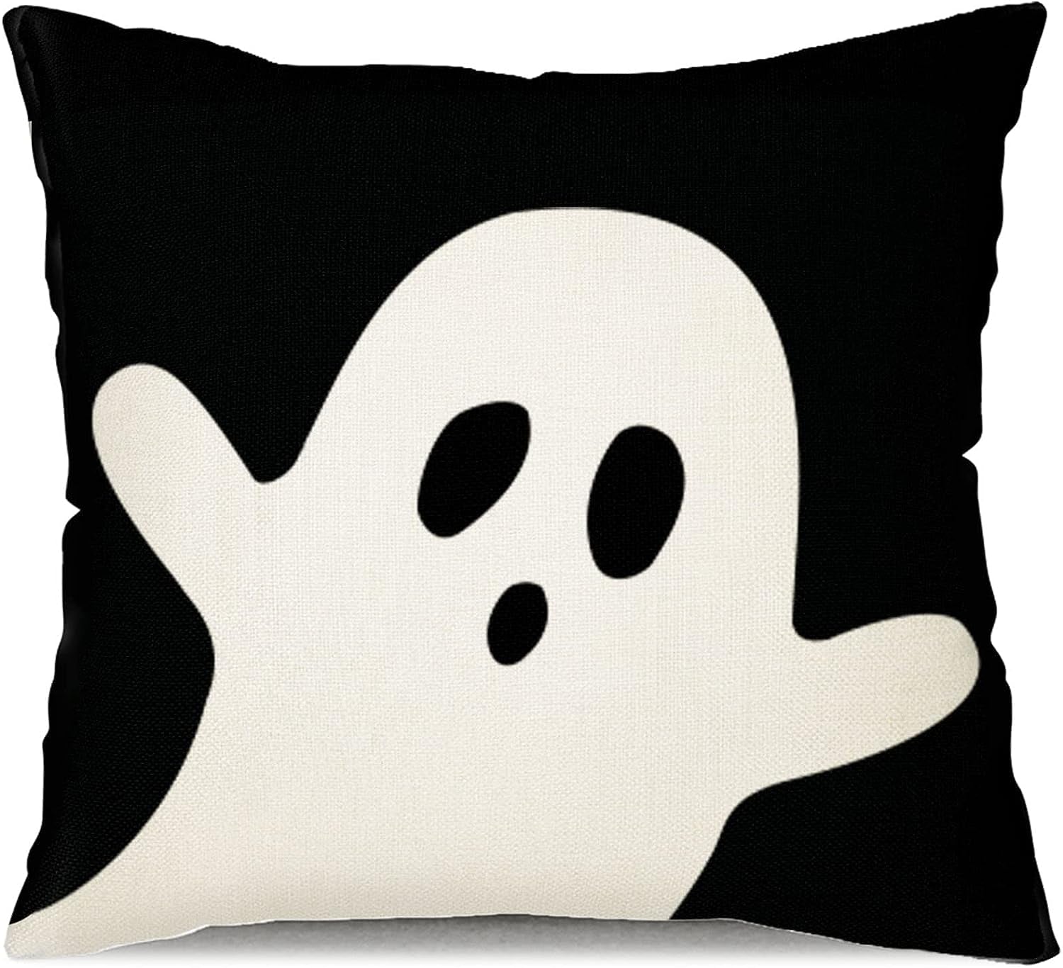 Halloween Pillow Cover 12X20 Set of 2 Ghost Halloween Lumbar Pillow Covers Decorations Outdoor Halloween Pillows Decorative for Halloween Home Decor for Sofa