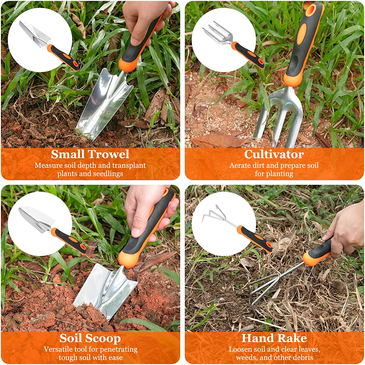 Stainless Steel Heavy Duty Gardening Tool Set