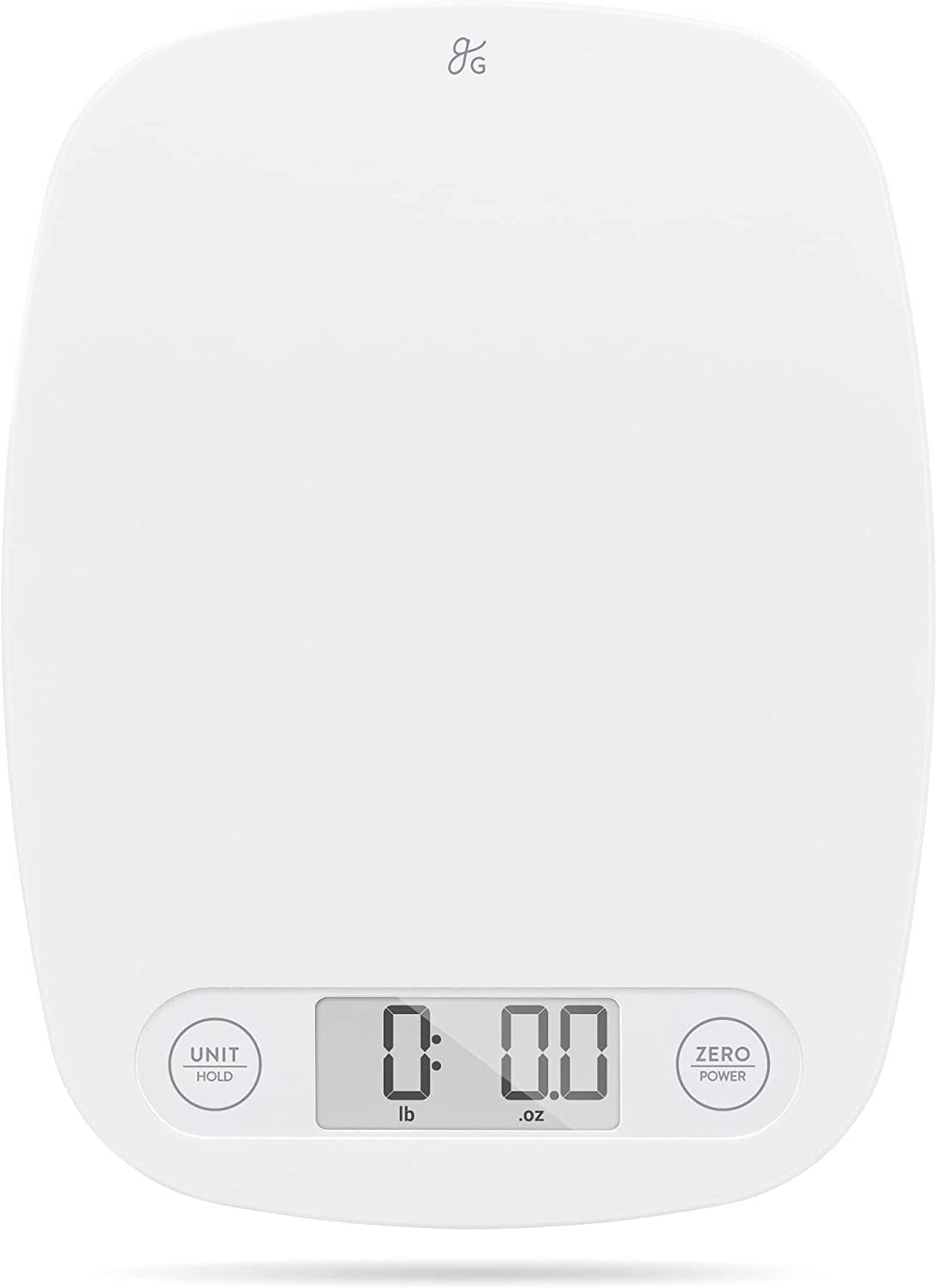 Eggshell White Food Scale - Digital Display Shows Weight in Grams, Ounces, Milliliters, and Pounds | Perfect for Meal Prep, Cooking, and Baking | Designed in St. Louis