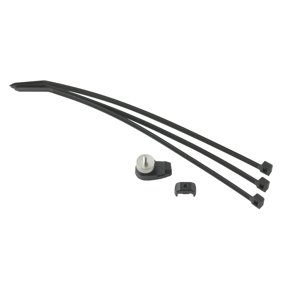 A pair of Garmin Speed Cadence Sensor Replacement Parts Kit hoses and a pair of pliers.