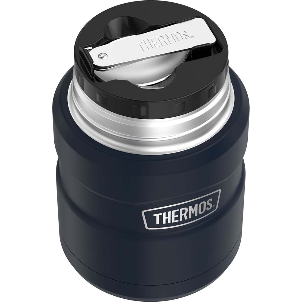 Thermos Stainless King™ Vacuum Insulated Stainless Steel Food Jar - 16oz - Matte Midnight Blue - blue.