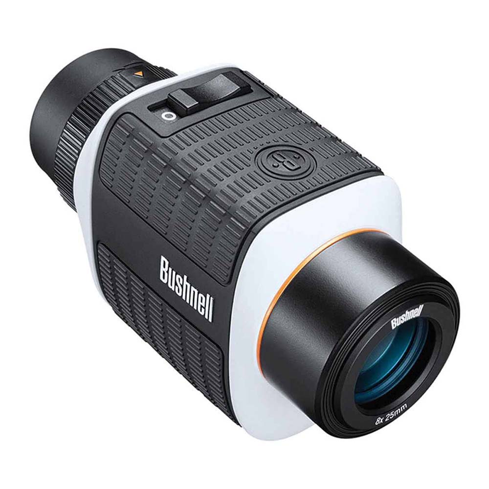 The Bushnell StableView Image Stabilized Monocular 8x25 is shown on a white background.