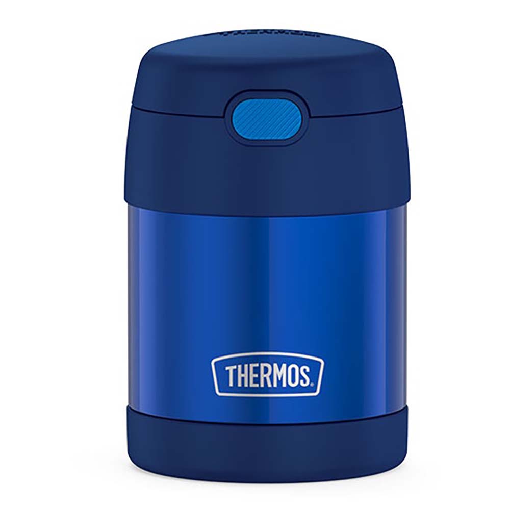 Thermos 10oz Stainless Steel FUNtainer® Food Jar - Navy, blue.