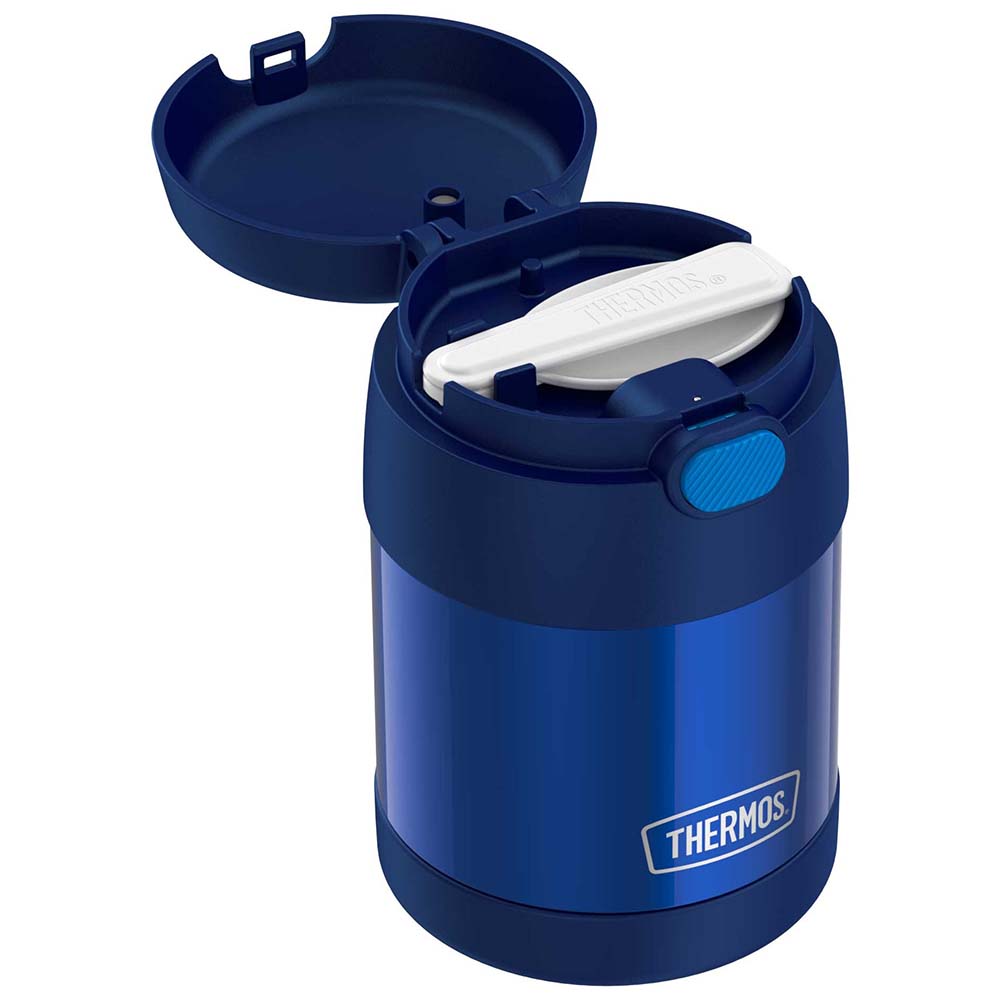 Thermos 10oz Stainless Steel FUNtainer® Food Jar - Navy, blue.
