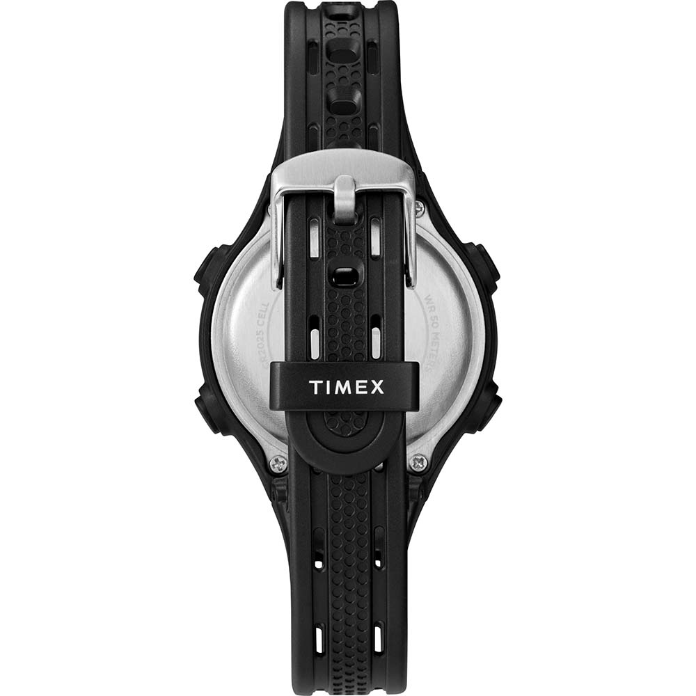 A black Timex DGTL 38mm Women's Watch - Black Case & Strap on a white background.