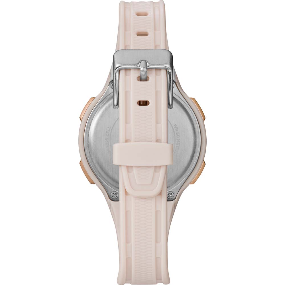 A Timex DGTL 38mm Women's Watch - Rose Gold Case & Strap on a white background.