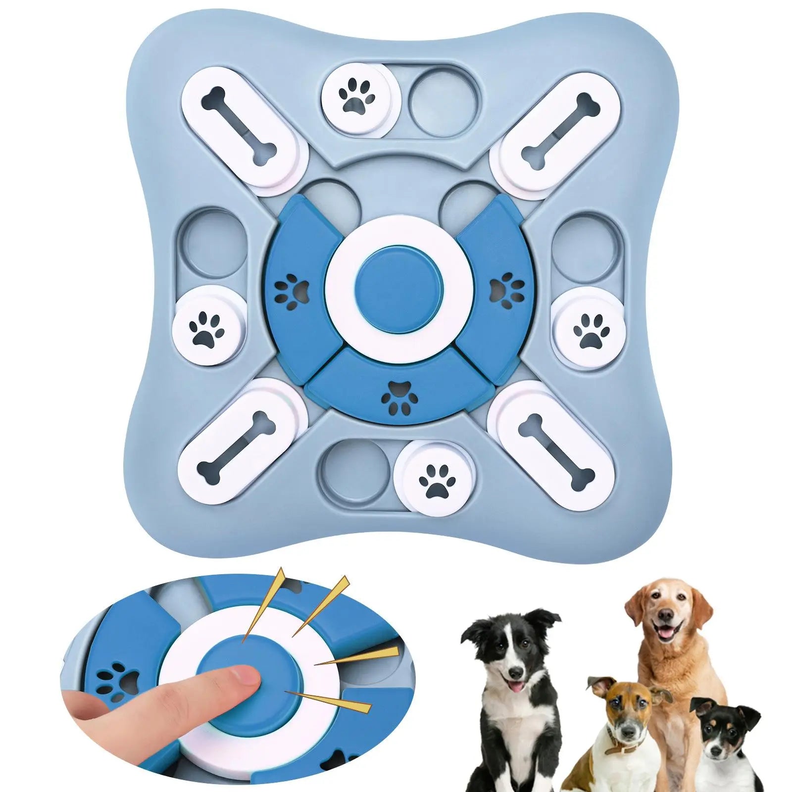 A Pawsome Puzzler Dog Toy for dogs that boosts their IQ.