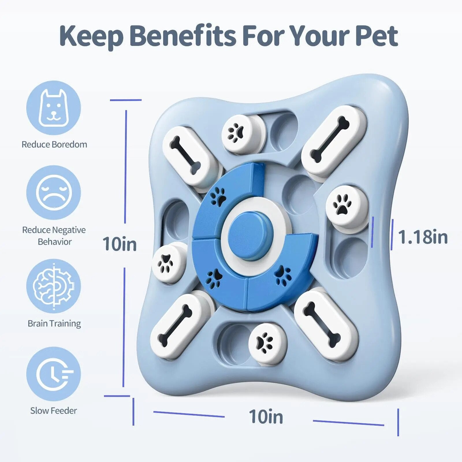 A Pawsome Puzzler Dog Toy for dogs that boosts their IQ.