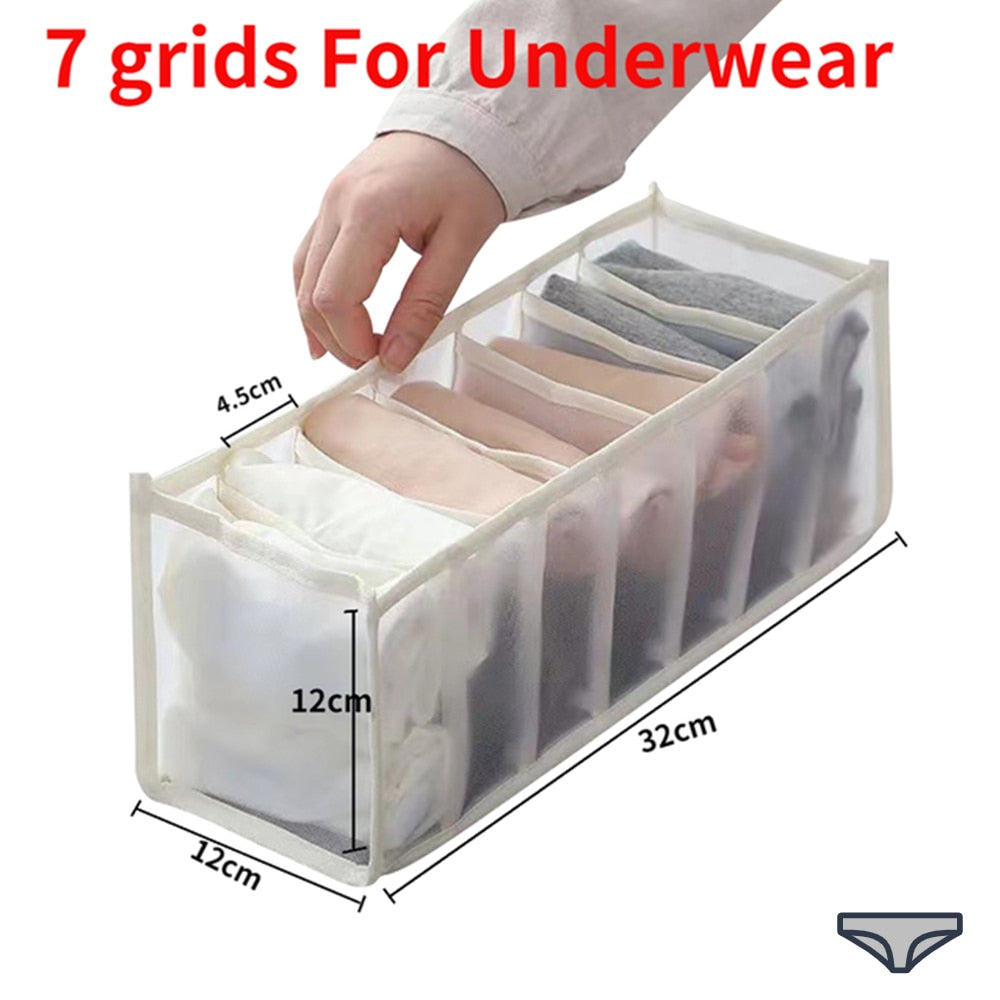 A woman is putting clothes in a ModernMazing Wardrobe Clothes Organizer.