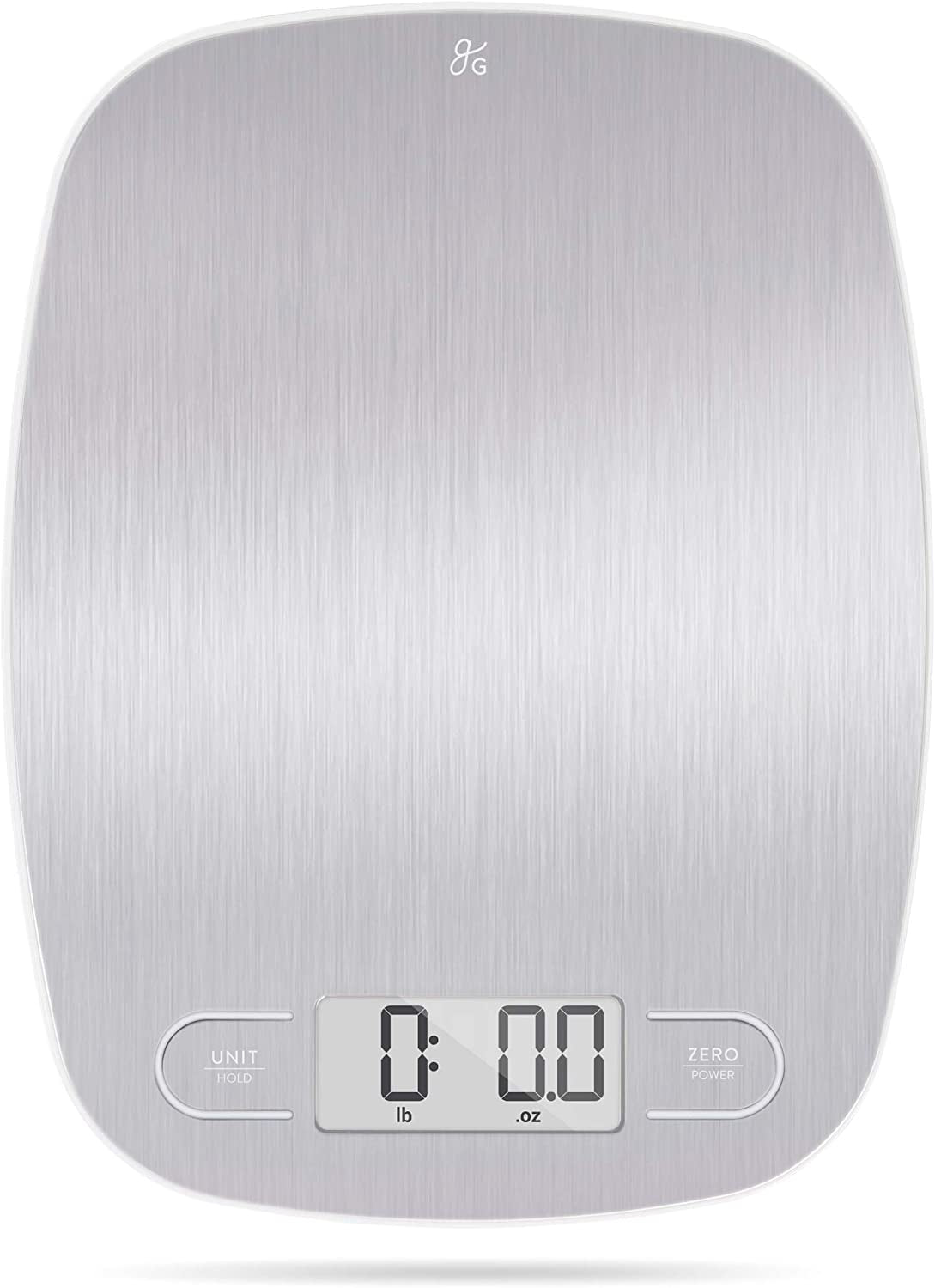 Eggshell White Food Scale - Digital Display Shows Weight in Grams, Ounces, Milliliters, and Pounds | Perfect for Meal Prep, Cooking, and Baking | Designed in St. Louis