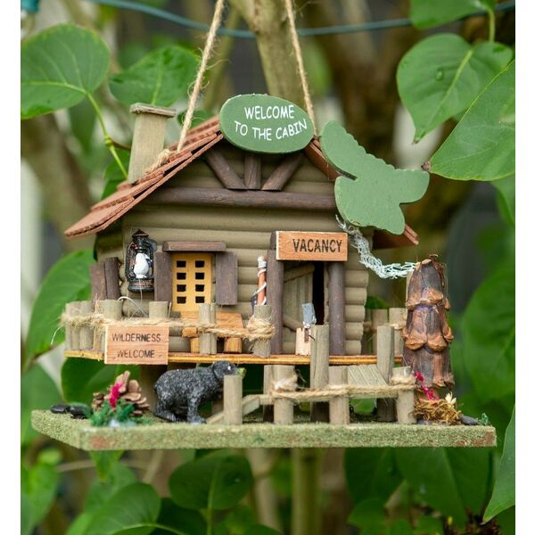 Welcome to the Songbird Valley Log Cabin Bird House.