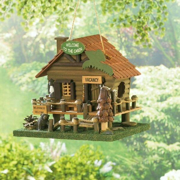 Welcome to the Songbird Valley Log Cabin Bird House.