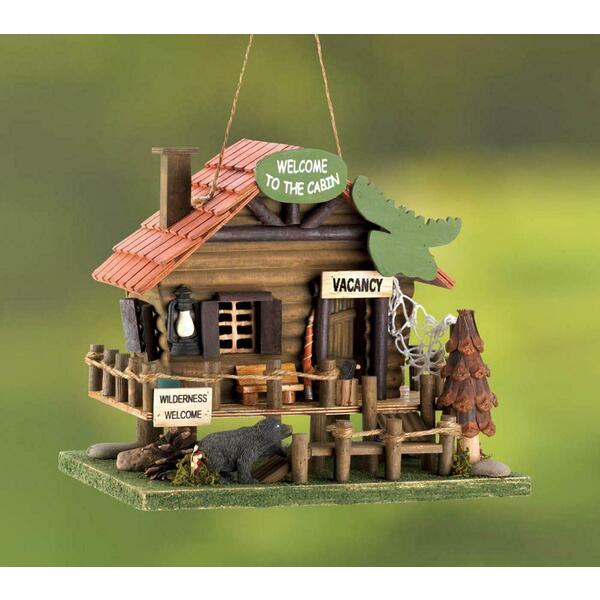 Welcome to the Songbird Valley Log Cabin Bird House.