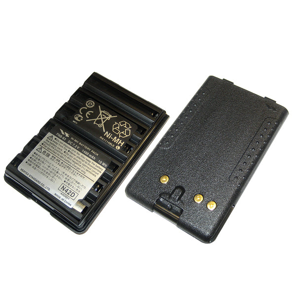A battery for the Standard Horizon FNB-83 1400 mAh Ni-MH Replacement Battery - HX370S.