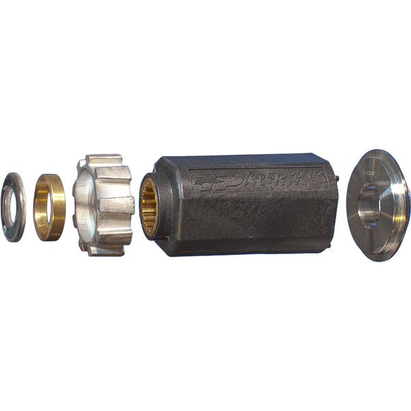 A set of Turning Point Hub Kit #507 fittings on a white background.