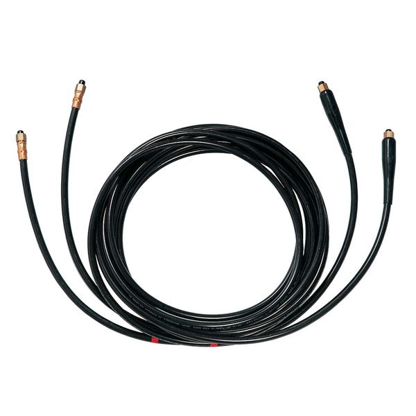 A UFlex Hydraulic Hose Kit 14' Two Hoses on a white background.
