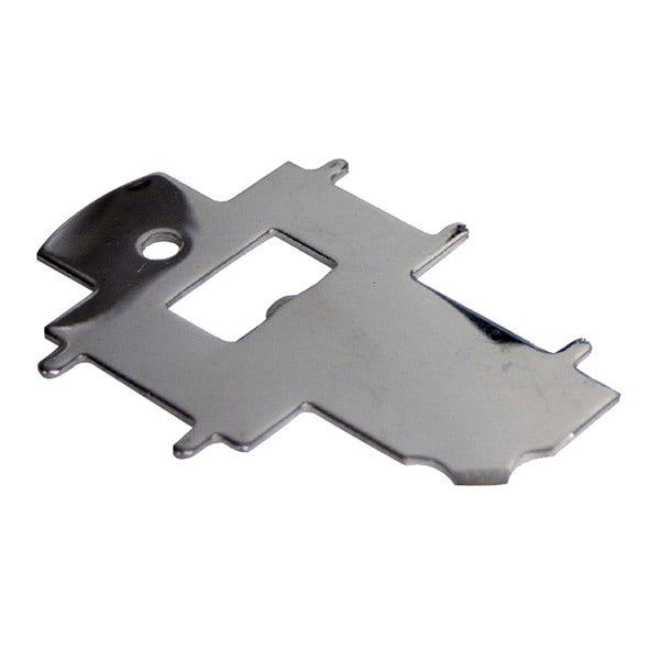 A Whitecap Deck Plate Key - Universal with a hole in it.