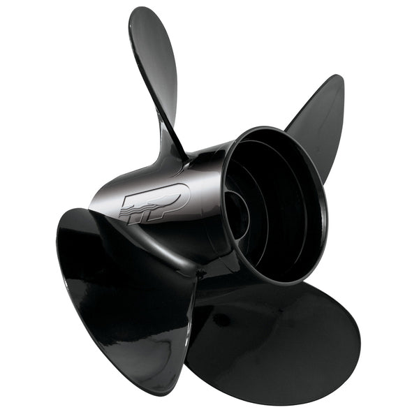 A Turning Point Hustler - Right Hand - Aluminum Propeller - LE-1419-4 - 4-Blade - 14" x 19 Pitch on a white background.