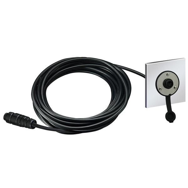 A black Standard Horizon Mic Extension Kit cable with a plug attached to it.