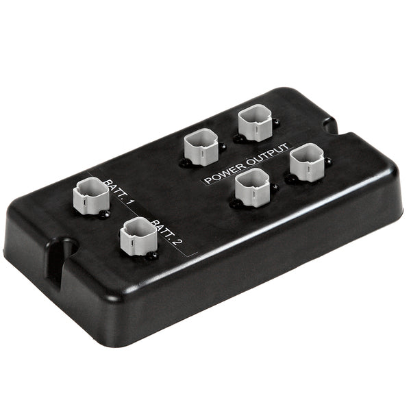 A UFlex Power A Power Supply Unit f/12V Systems with four screws on it.