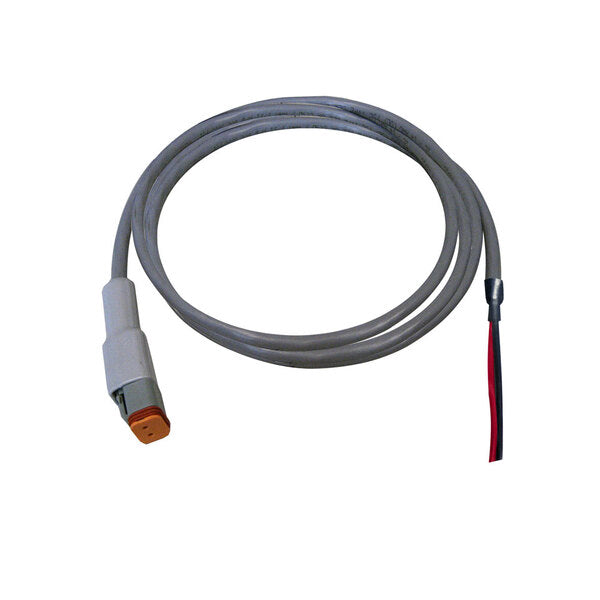 A white UFlex Power A M-P3 Main Power Supply Cable - 9.8' of medium length with two power supply wires attached to it.