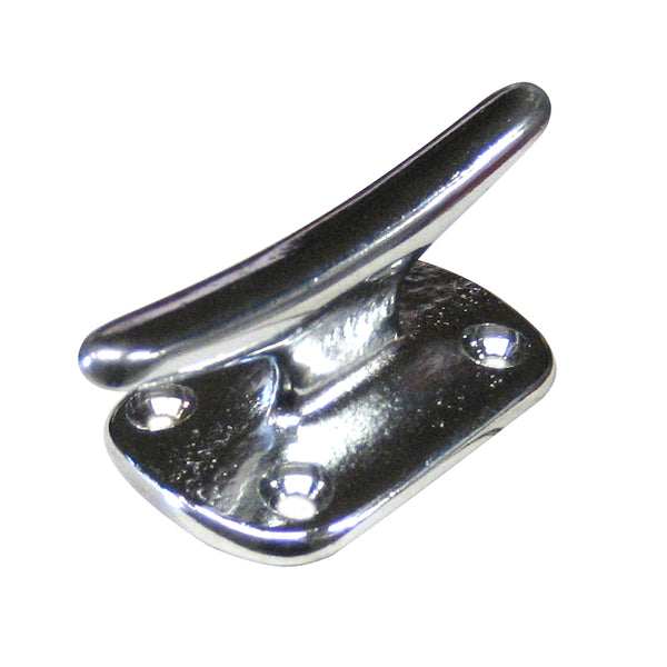 An image of a Whitecap Fender Cleat - CP/Brass - 2" on a white background.
