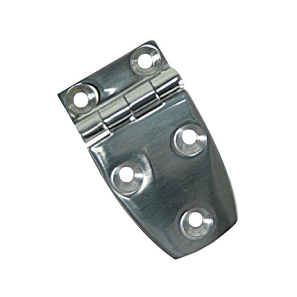 A Whitecap Offset Hinge - 304 Stainless Steel - 1-1/2" x 2-1/4" on a white background.