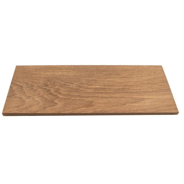 A Whitecap Teak Deck Step - Medium on a white background.
