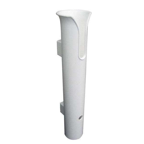A Taco Poly Stand-Off Rod Holder - No Hardware - White on a white background.