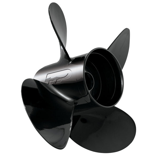 A Turning Point Hustler - Right Hand - Aluminum Propeller - LE-1421-4 - 4-Blade - 14" x 21 Pitch on a white background.
