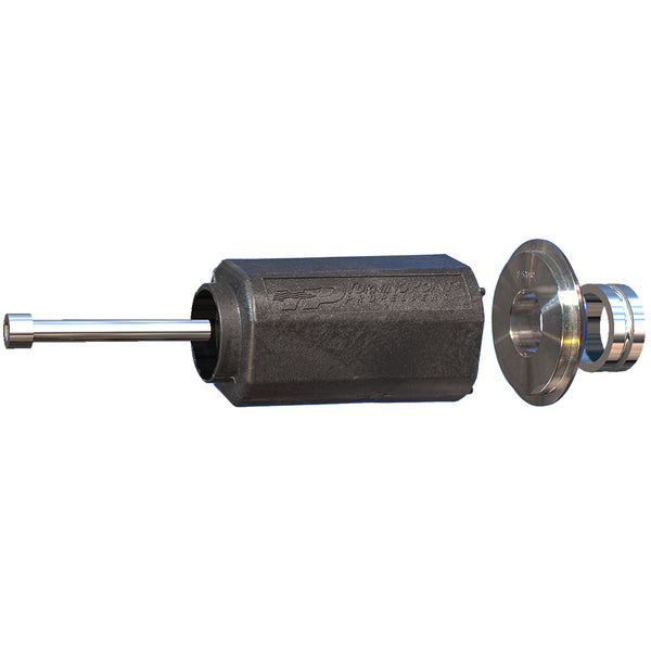 A black plastic Turning Point Hub Kit #510 with a metal handle.