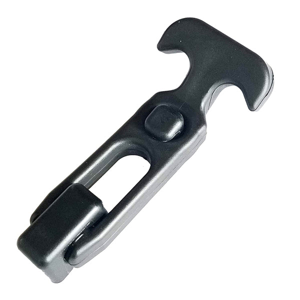 A Southco Flexible T-Handle latch with a concealed mount.