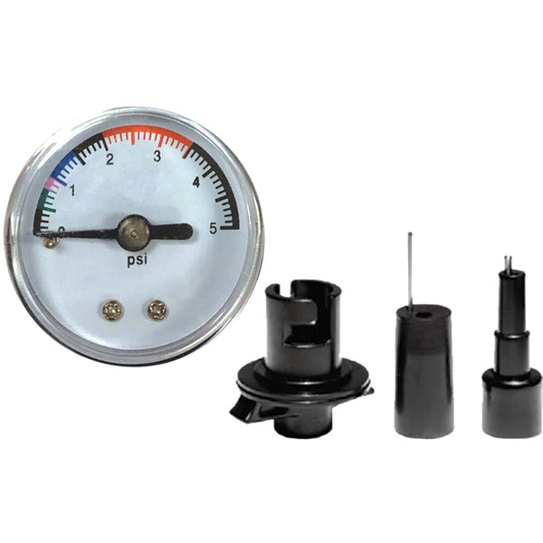 A WOW Watersports Pressure Gauge Kit with a needle and a hose.